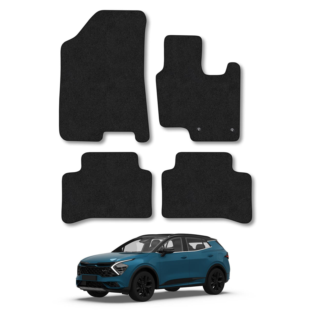 KIA Sportage Non-Hybrid Car Mats (2022-Onwards)
