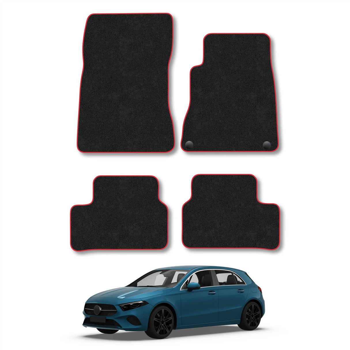 Mercedes A-Class (2018+) Tailored Carpet Car Mats