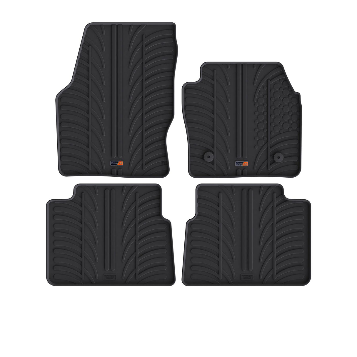 TRAVALL Ford Toureno Connect SWB Premium Rubber Car Mats (2013-2021)