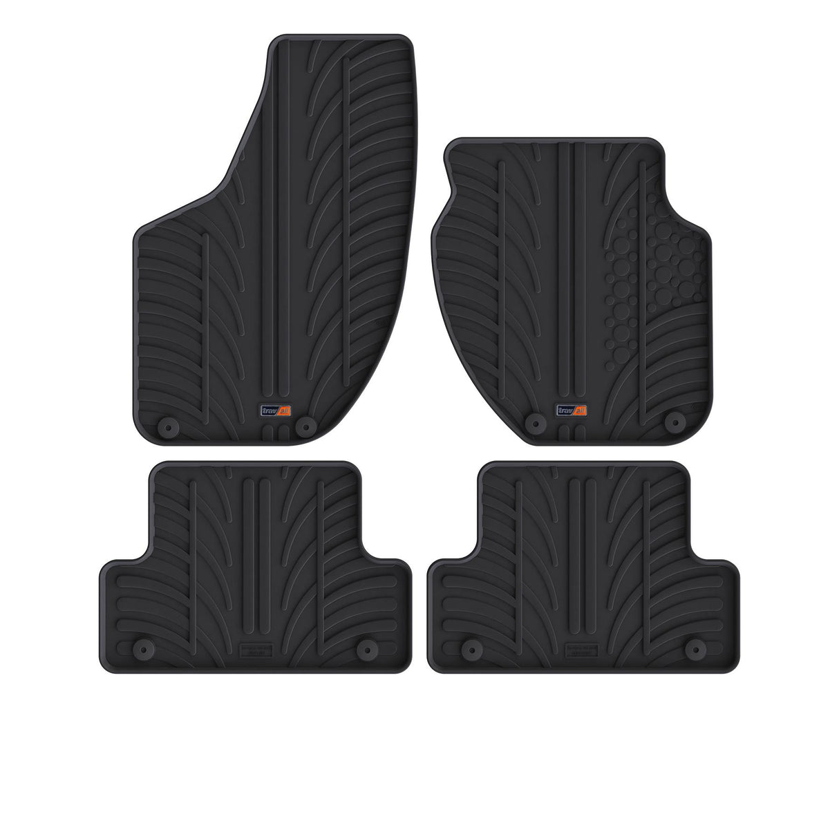 TRAVALL Volvo V40 Premium Rubber Car Mats (2012-2019)