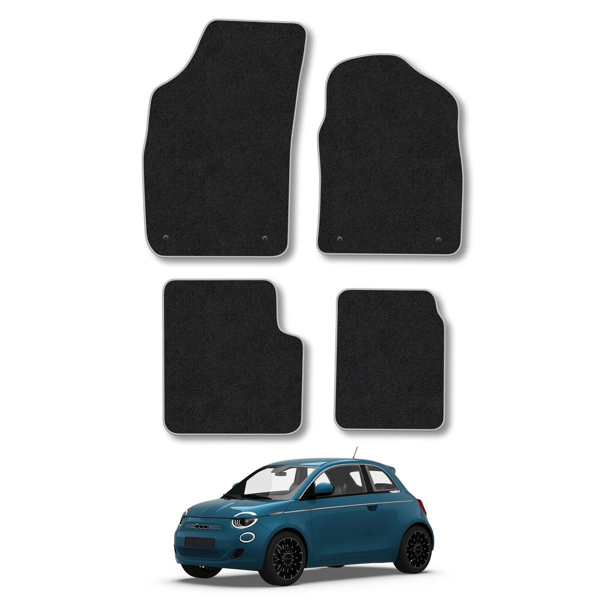 Fiat 500 Hybrid Car Mats (2020-Onwards)