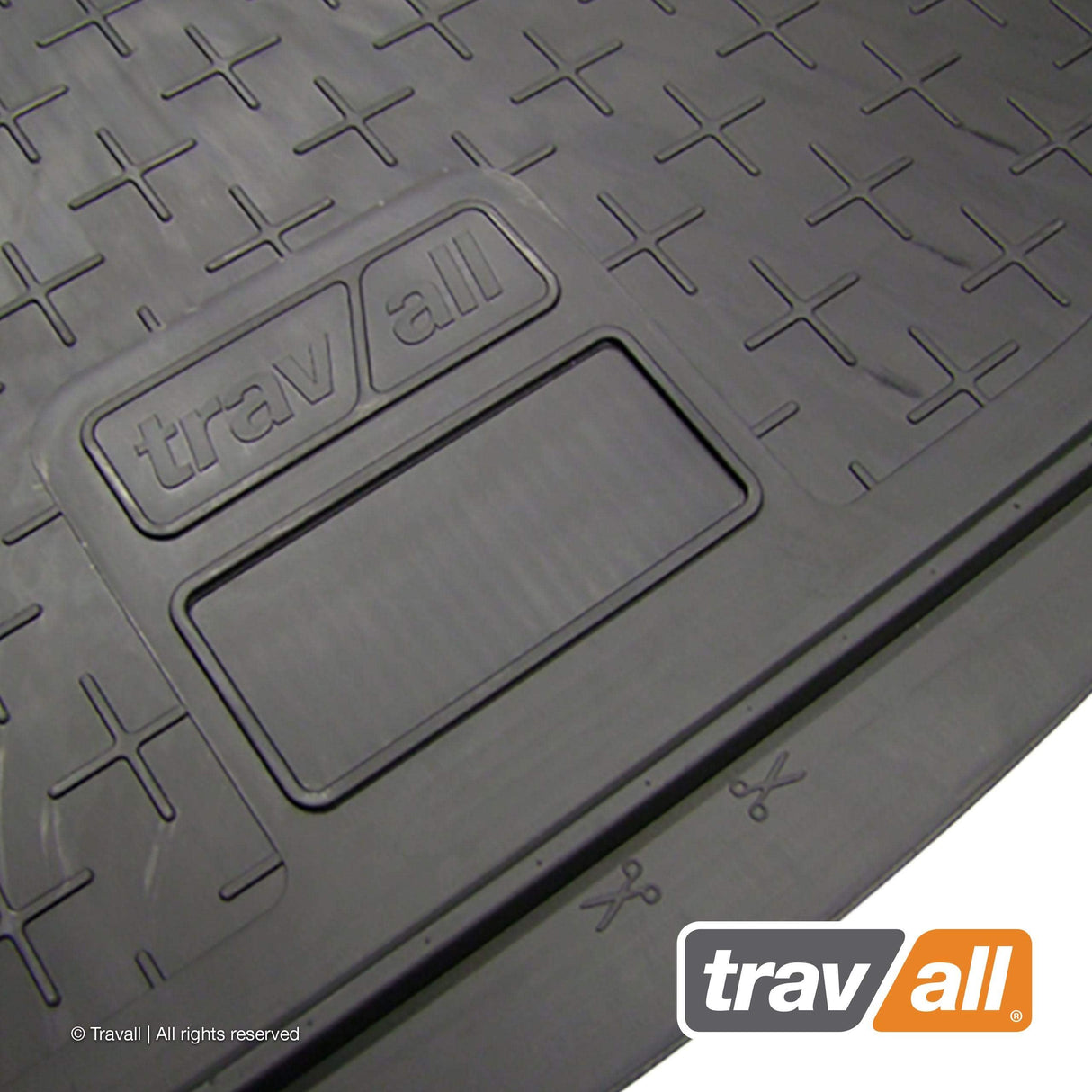 TRAVALL Volkswagen Touran Premium Rubber Boot Mats Liner (2003-2015)
