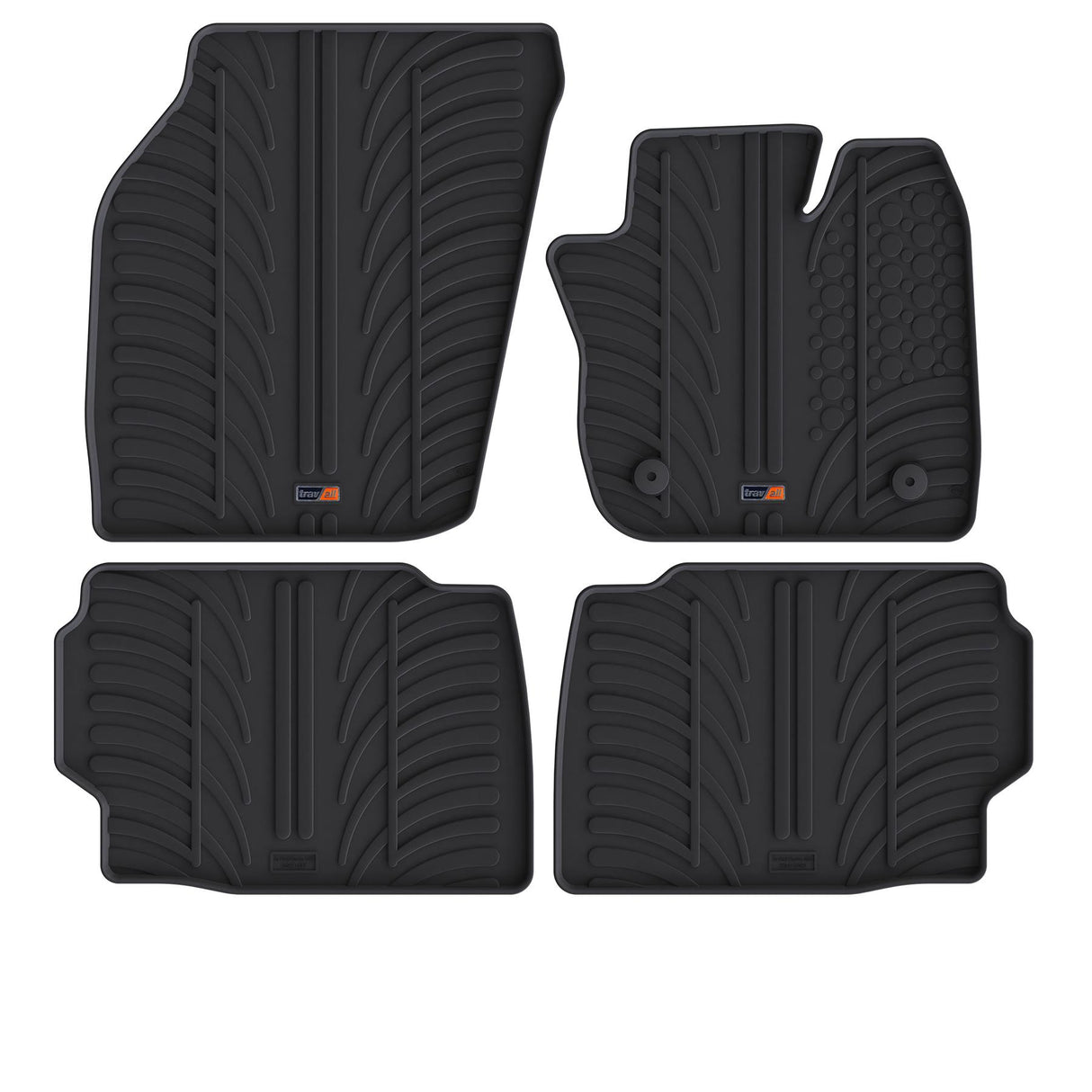 TRAVALL Ford Mondeo Hatchback Premium Rubber Car Mats (2014-2022)