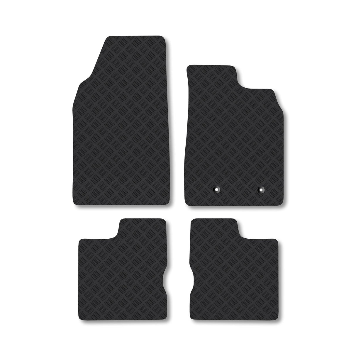 Dacia Duster Without Passenger Drawer Car Mats (2018-Onwards)