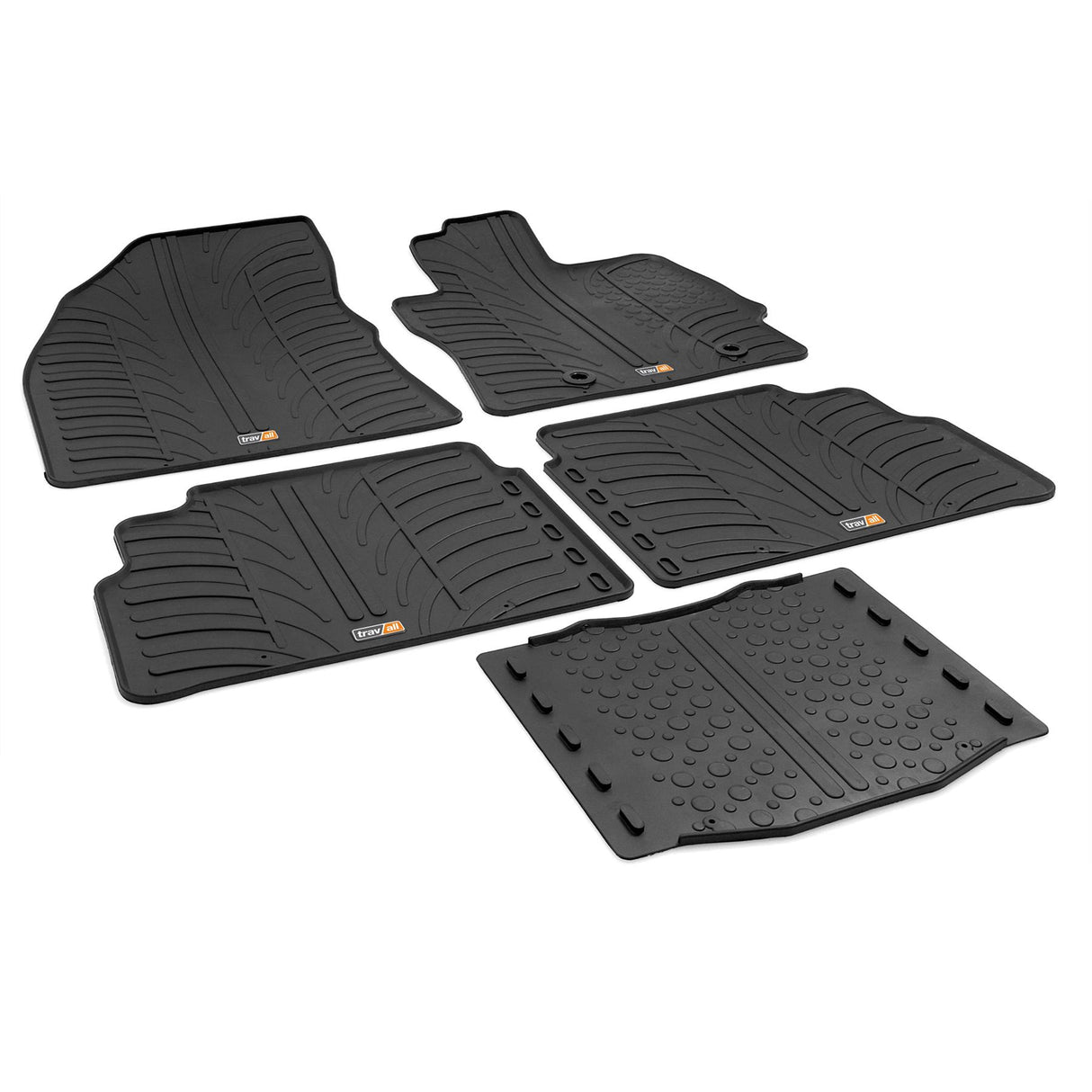 TRAVALL Toyota Verso Premium Rubber Car Mats (2009-Onwards)