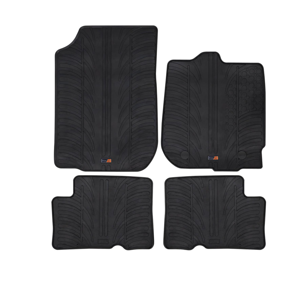 TRAVALL Dacia Duster Premium Rubber Car Mats (2009-2018)
