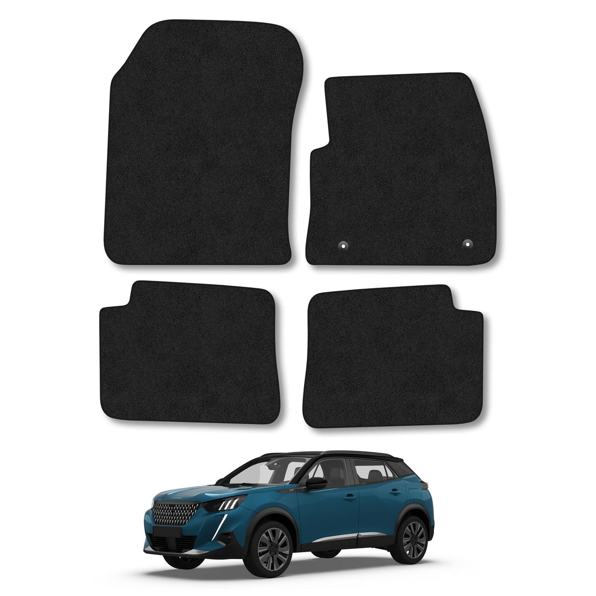 Peugeot 2008 Electric Car Mats (2020-Onwards)