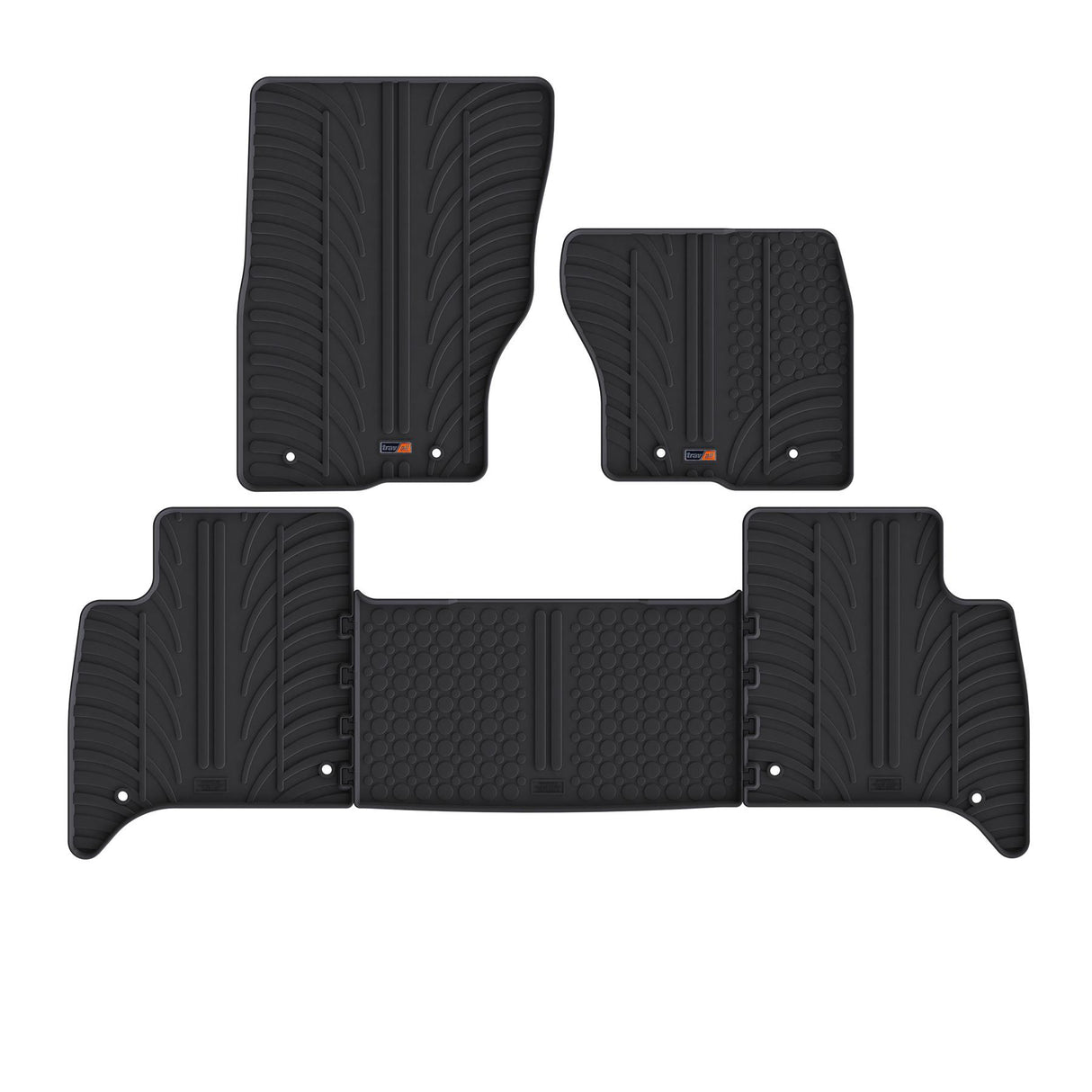 TRAVALL Land Rover Discovery 5 Premium Rubber Car Mats (2016-Onwards)