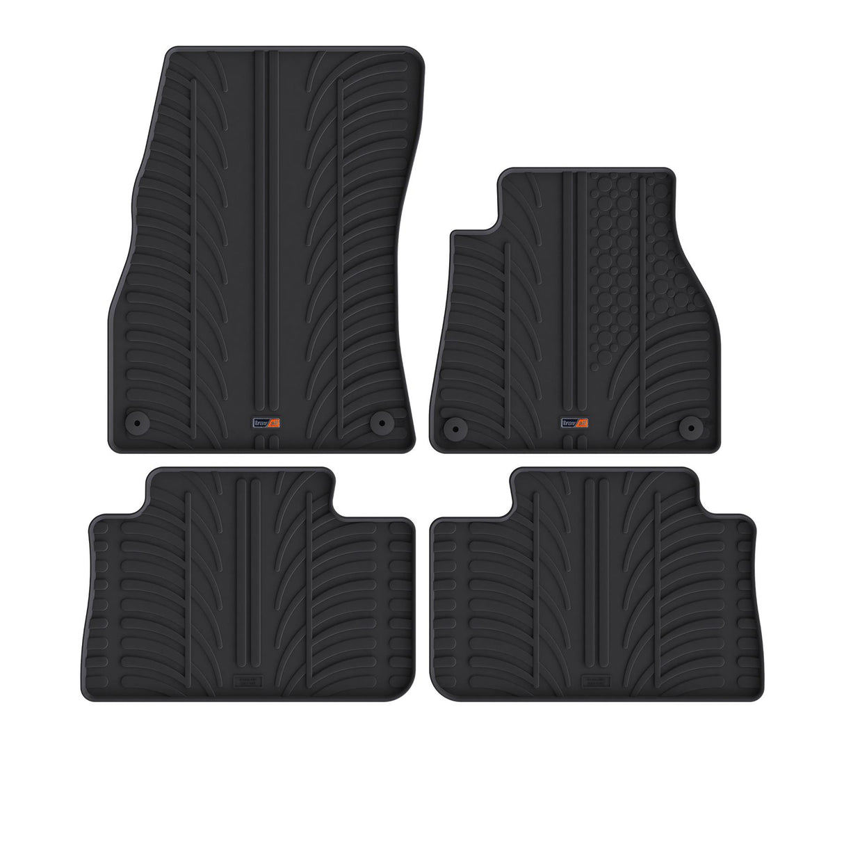 TRAVALL Audi E-Tron Premium Rubber Car Mats (2018-Onwards)