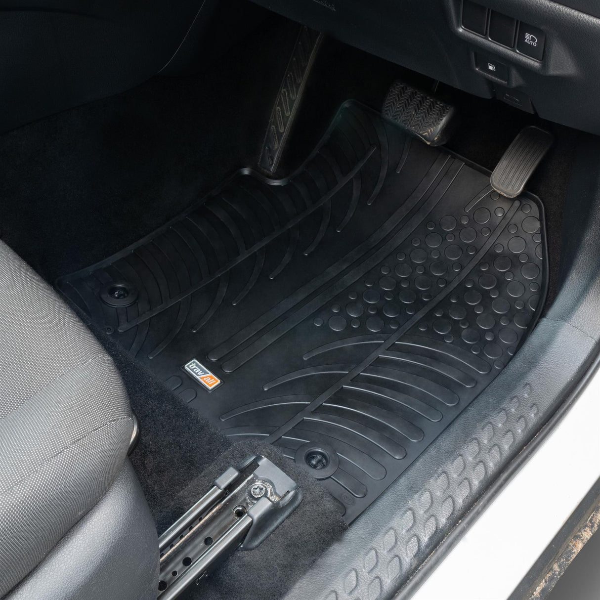 TRAVALL Toyota C-HR Premium Rubber Car Mats (2016-Onwards)