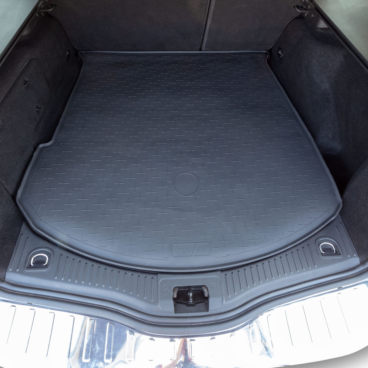 TRAVALL Ford Focus Estate Premium Rubber Boot Mats Liner (2007-2014)