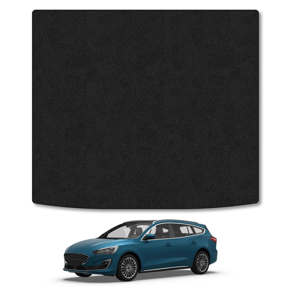 Ford Focus Estate (2018+) Premium Tufted Carpet Boot Mat