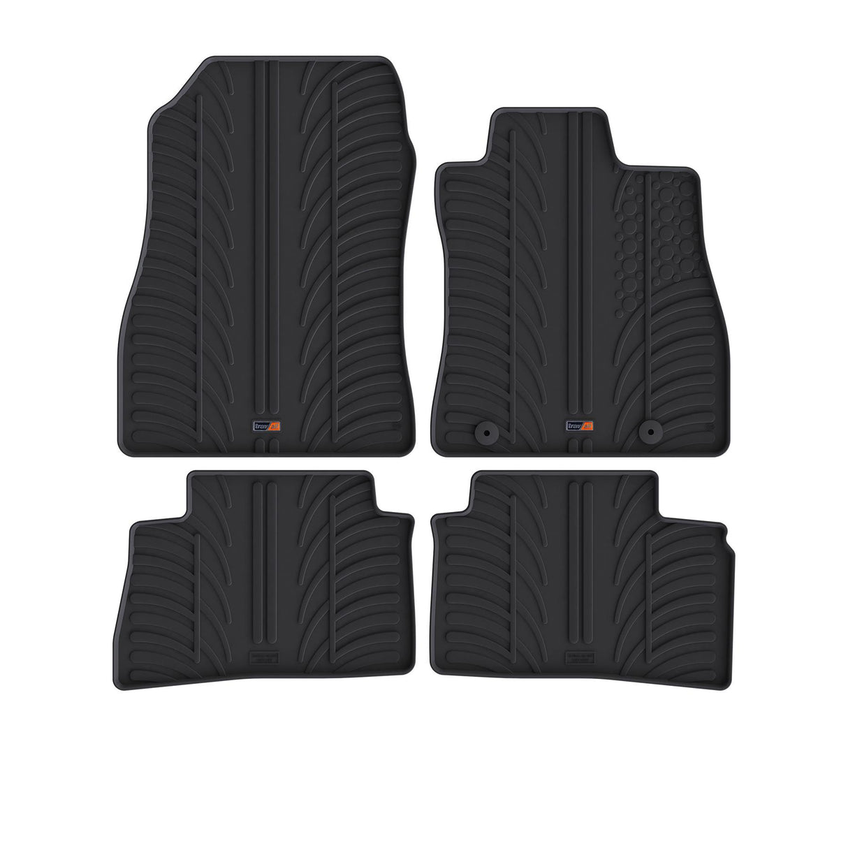 TRAVALL Nissan Juke Premium Rubber Car Mats (2010-2019)