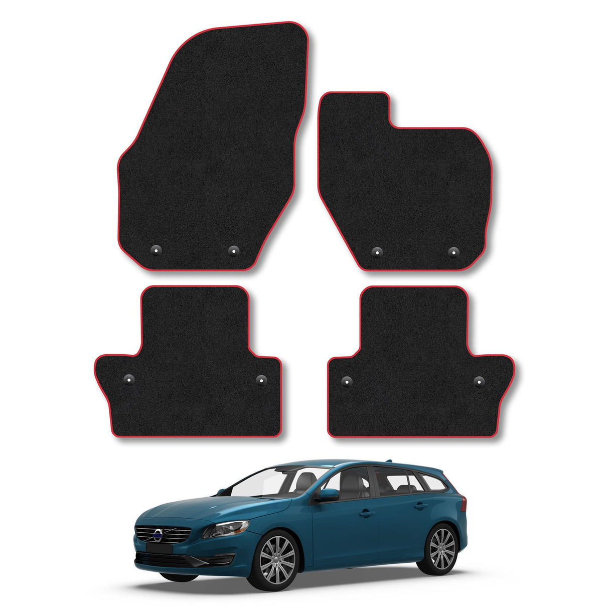 Volvo V60 Manual Car Mats (2011-2018)