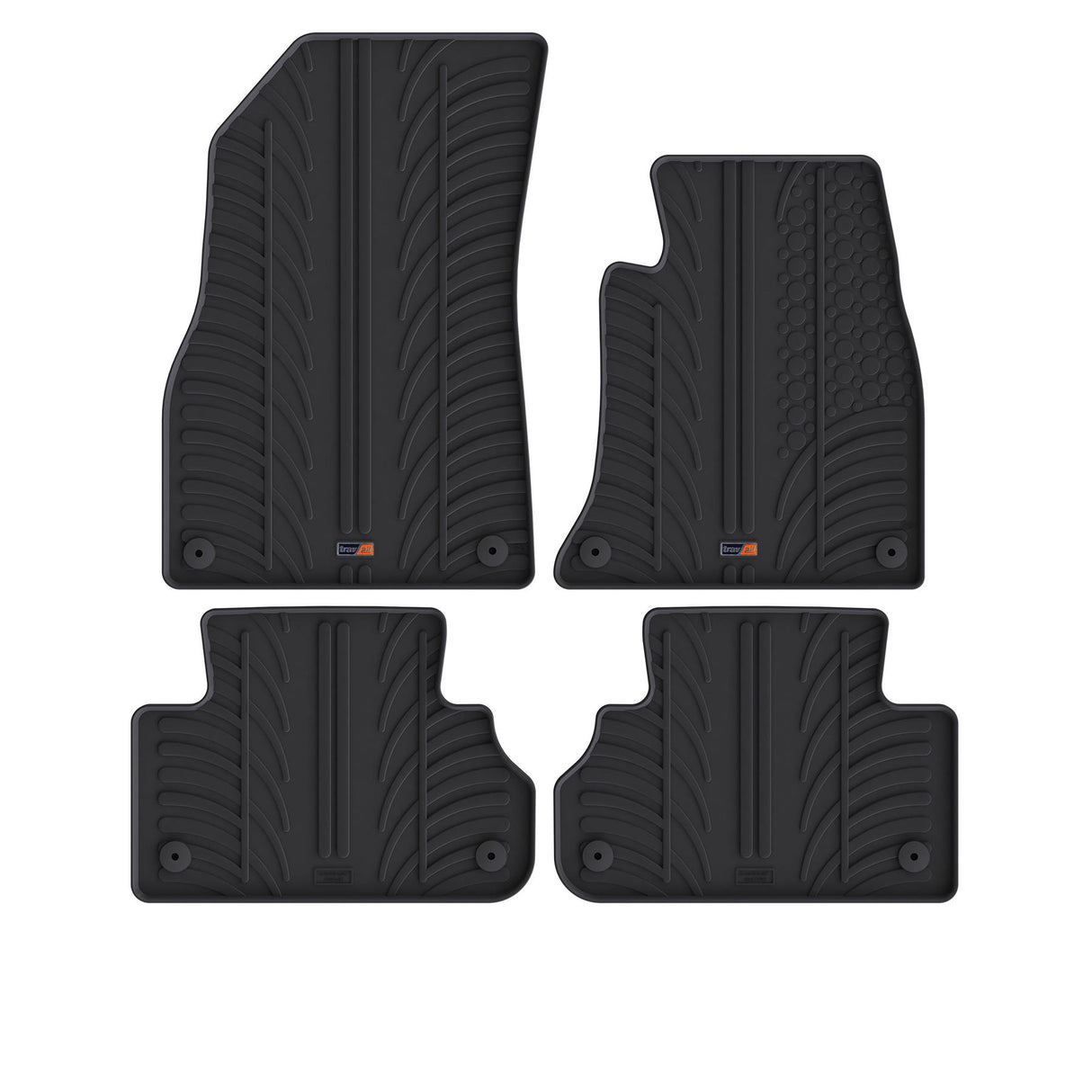 TRAVALL Audi Q5 Premium Rubber Car Mats (2017-2021)