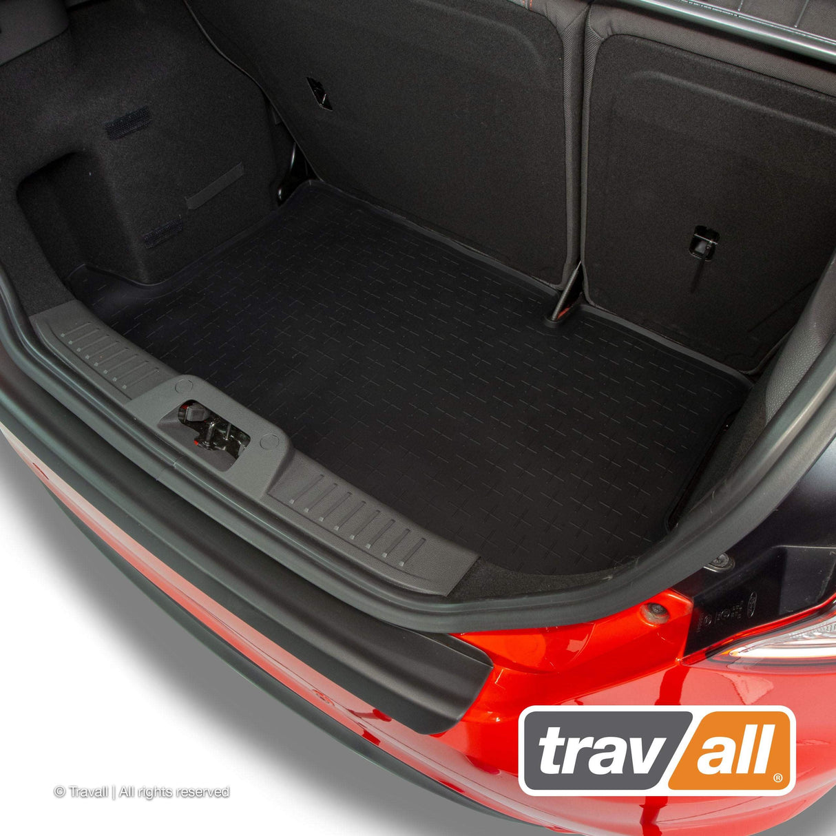 TRAVALL Ford Fiesta Premium Rubber Boot Mats Liner (2008-2017)