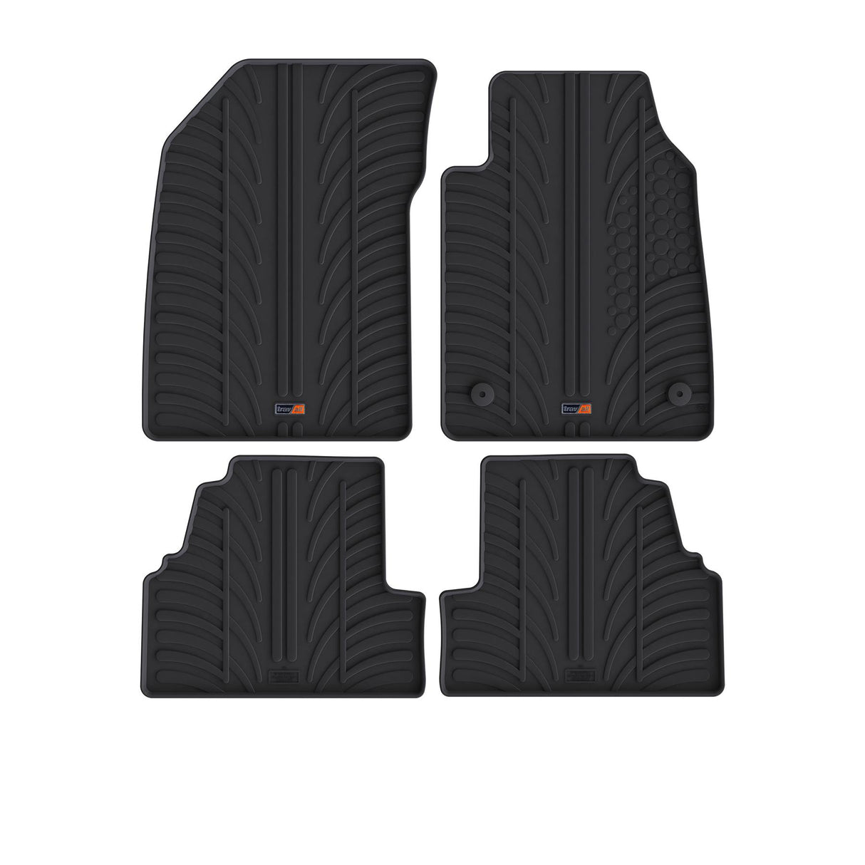 TRAVALL Vauxhall Mokka Premium Rubber Car Mats (2012-2021)