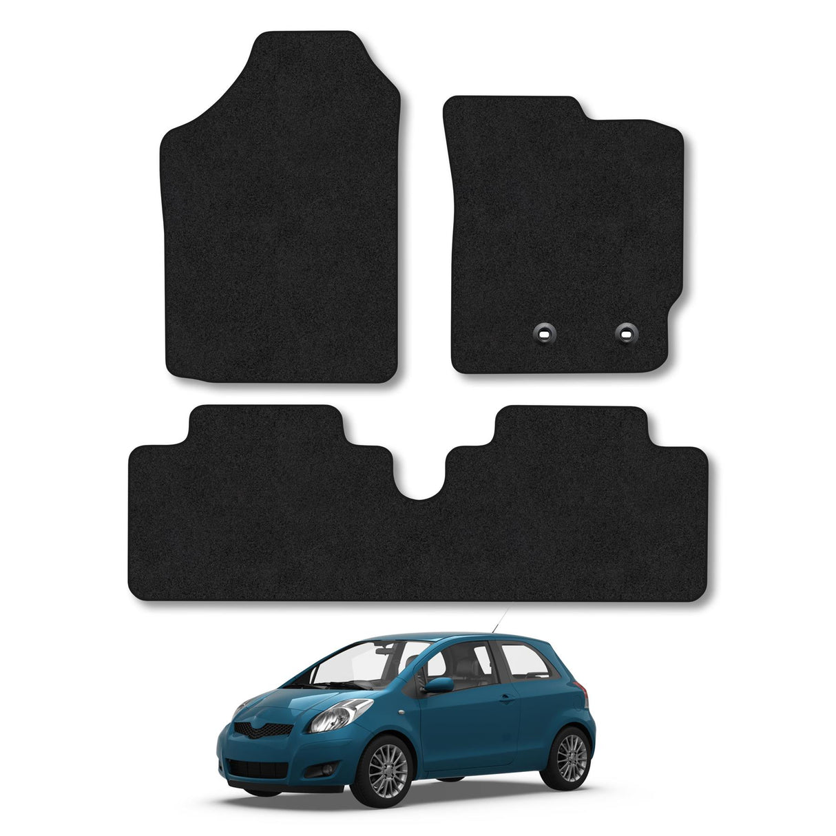 Toyota Yaris (2006-2011) Tailored Carpet Car Mats