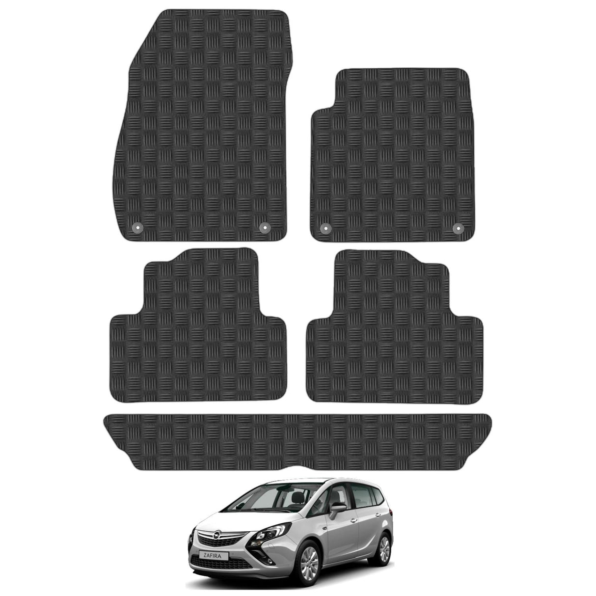 Vauxhall Zafira C 7 Seat Tourer Car Mats (2012-2018)