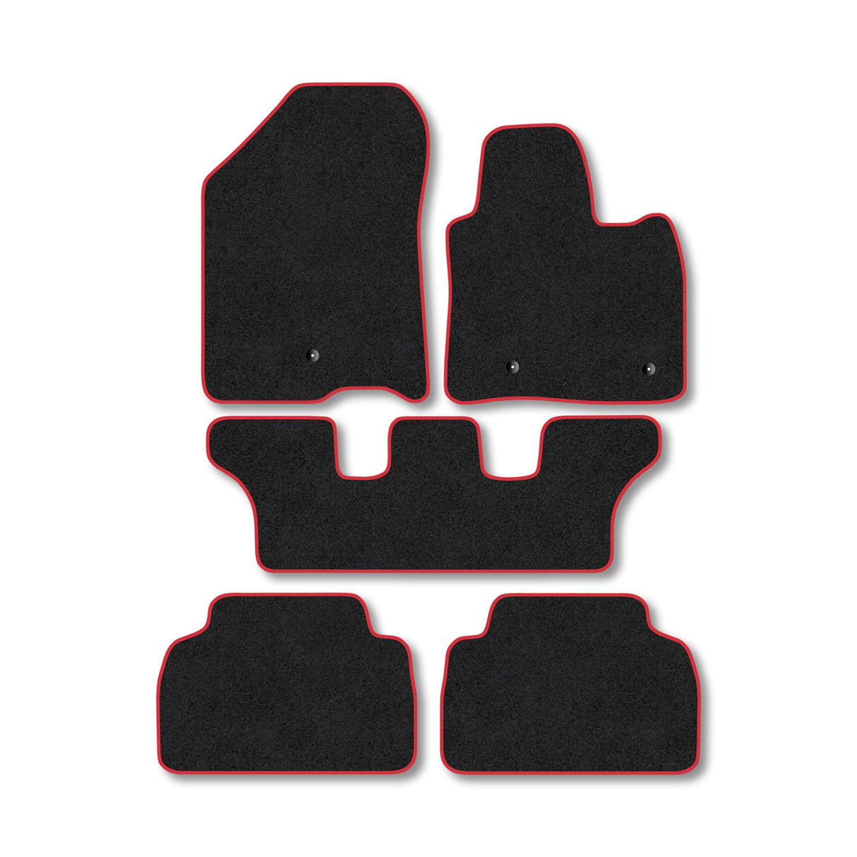 Hyundai Santa FE Non-Hybrid 30Cm Driver Clip Spacing (2018+) Premium Tufted Carpet Car Mats