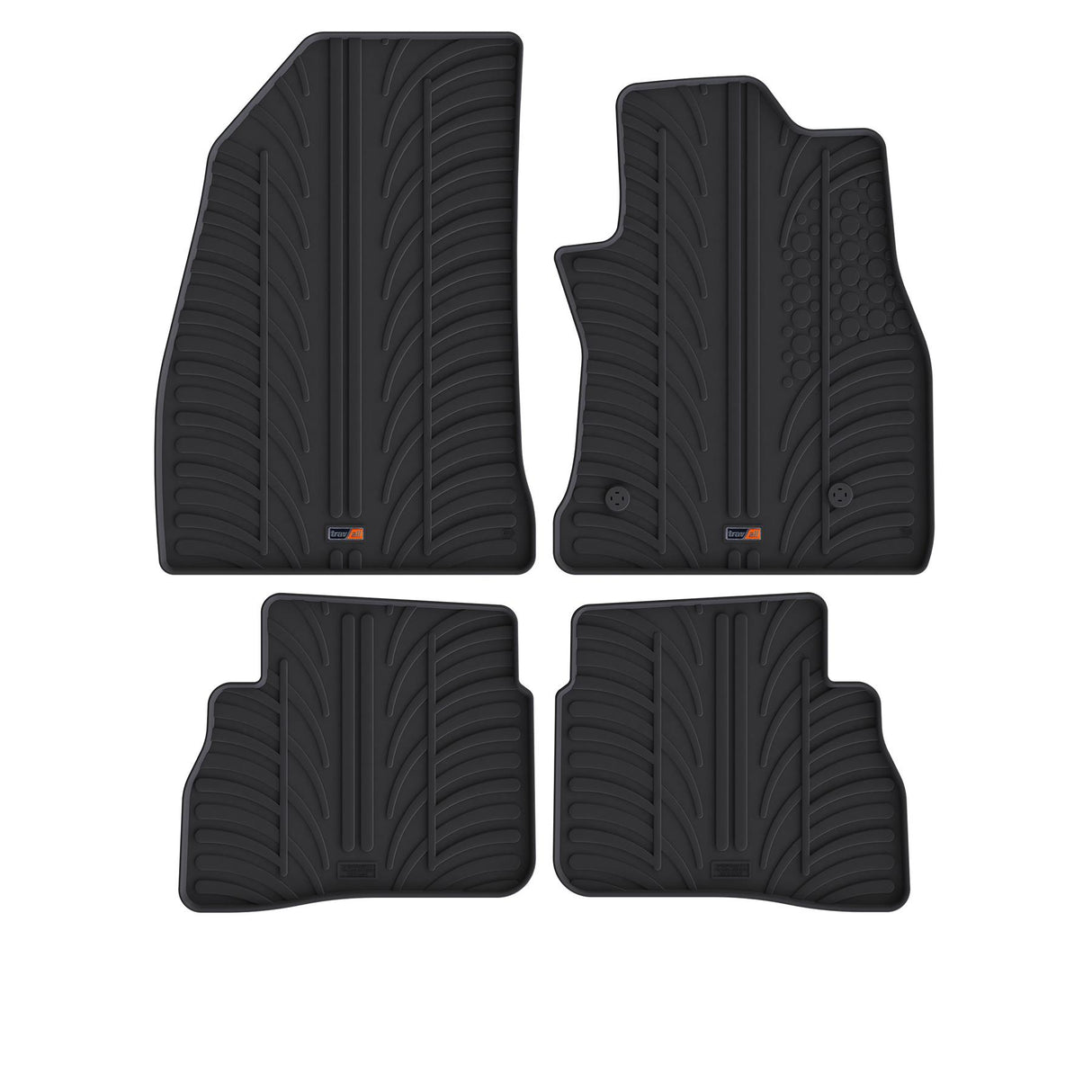 TRAVALL Fiat Doblo Premium Rubber Car Mats (2010-2022)