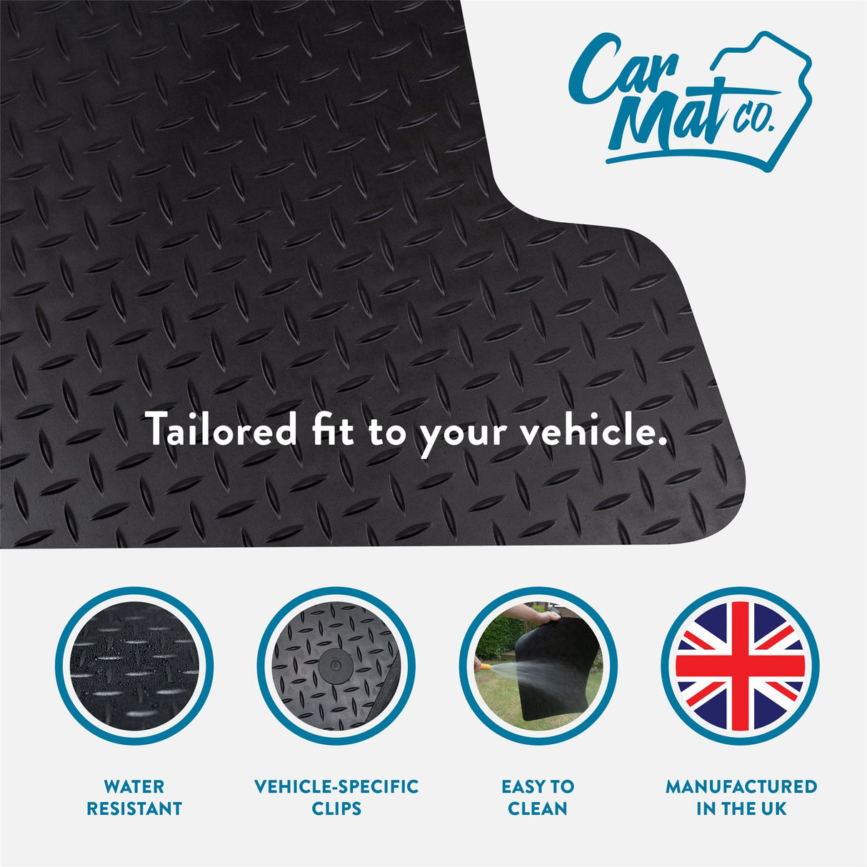 Ford Mondeo (2014-2022) Heavy-Duty Rubber Car Mats