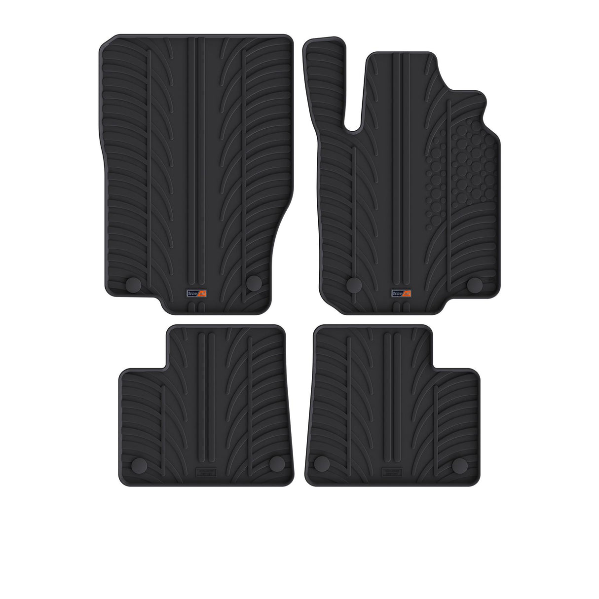 TRAVALL Mercedes M-Class Premium Rubber Car Mats (2008-2015)