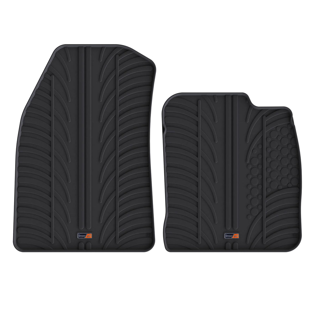 TRAVALL Ford Transit Courier Premium Rubber Car Mats (2014-2023)