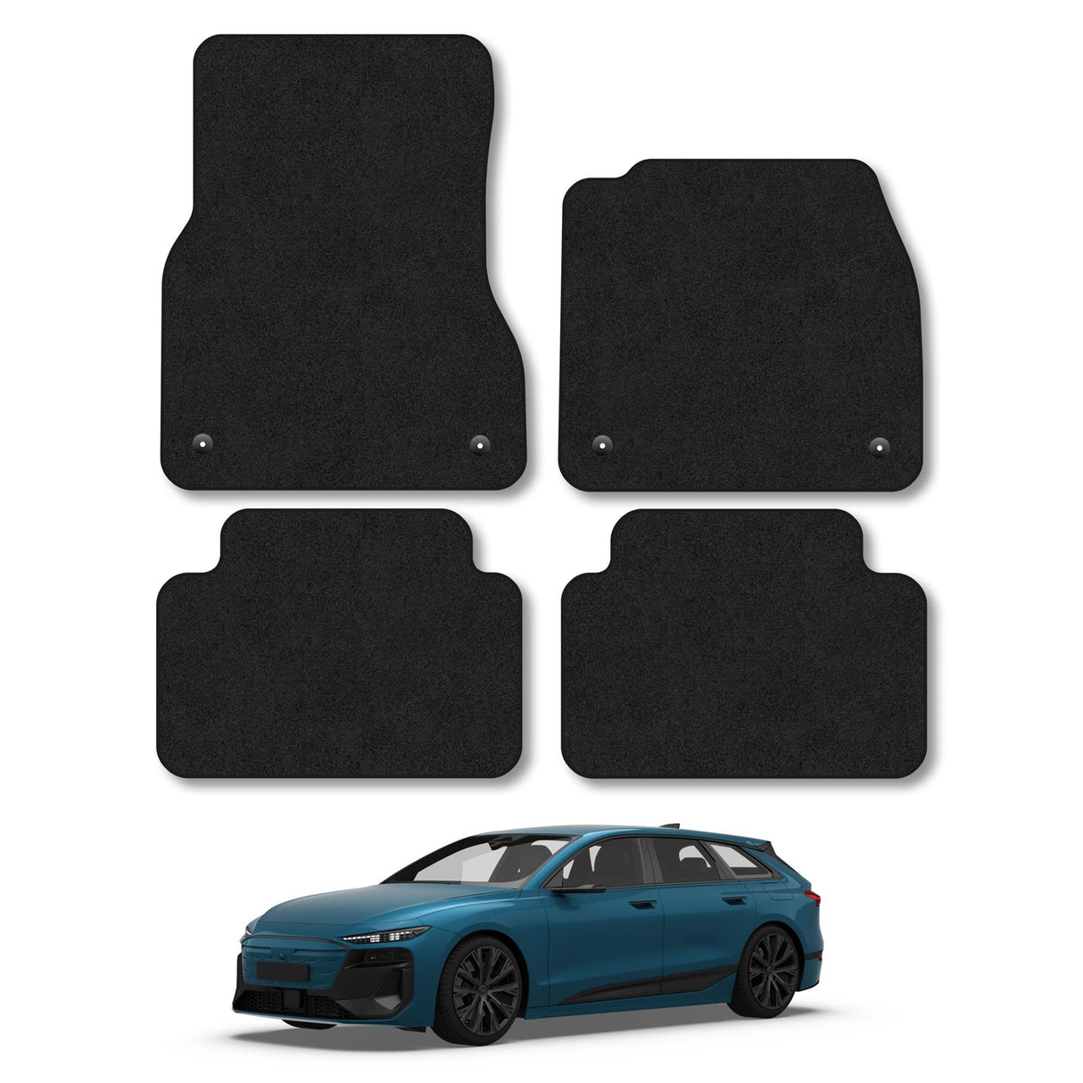 Audi A6 E-Tron (2024+) Premium Tufted Carpet Car Mats