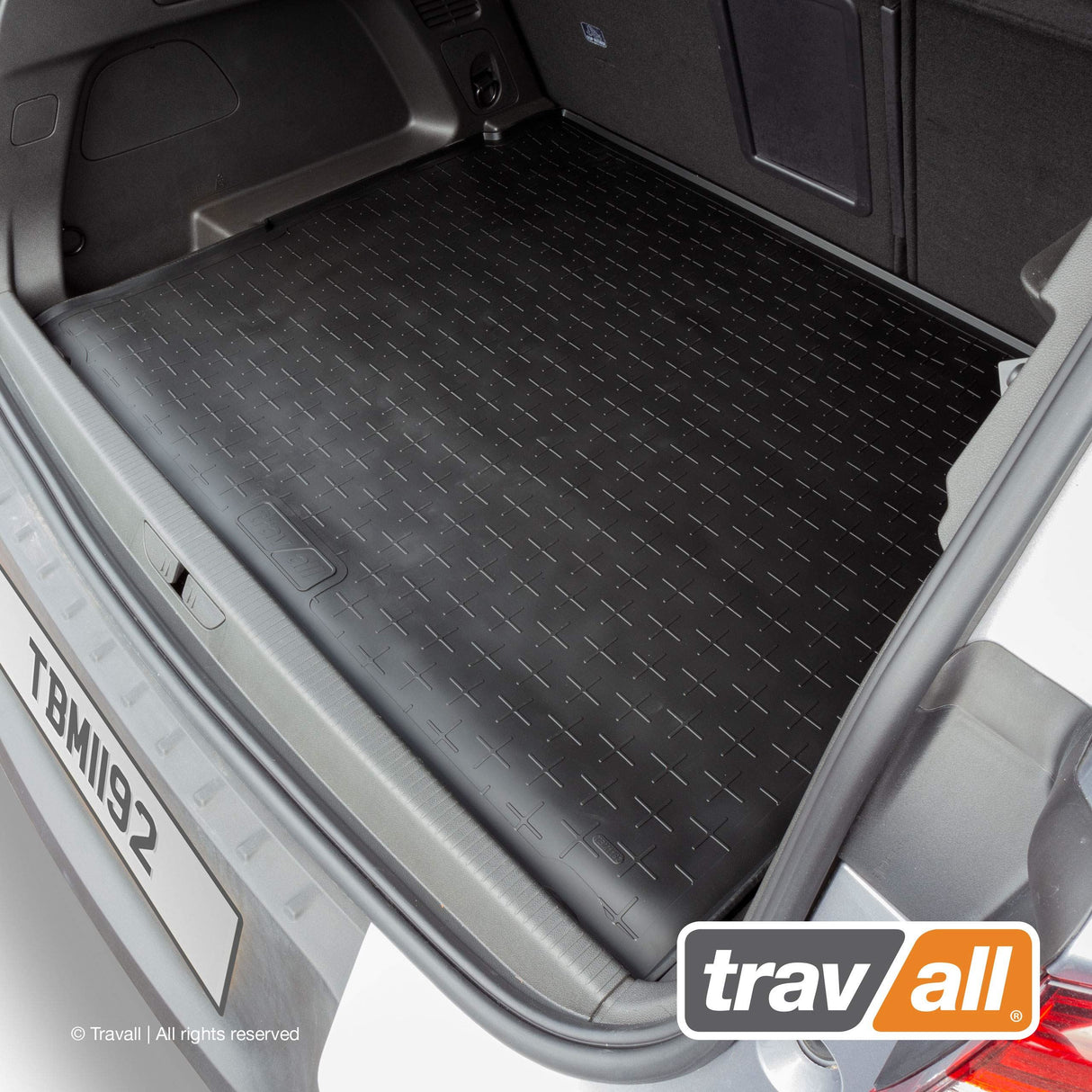 TRAVALL Vauxhall Grandland Premium Rubber Boot Mats Liner (2017-2021)