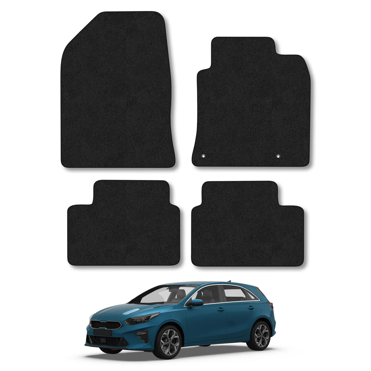 KIA Ceed Manual Car Mats (2018-Onwards)