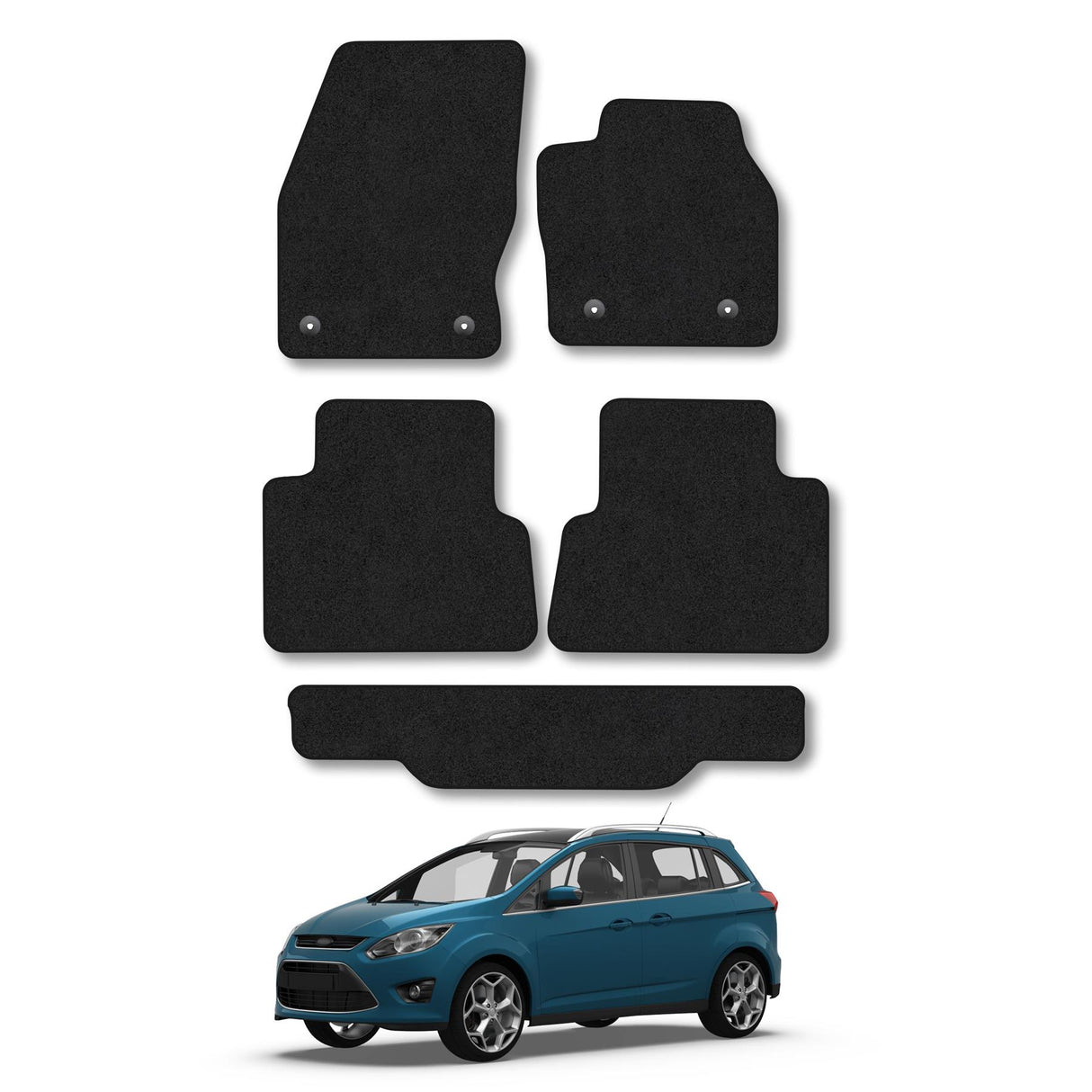 Ford Grand C-Max Car Mats (2011-Onwards)