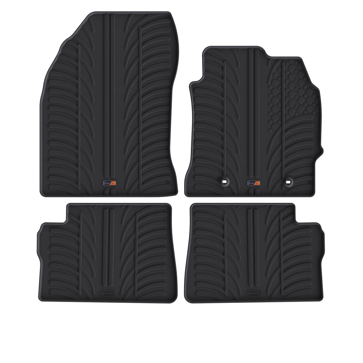 TRAVALL Toyota Auris Premium Rubber Car Mats (2012-2018)