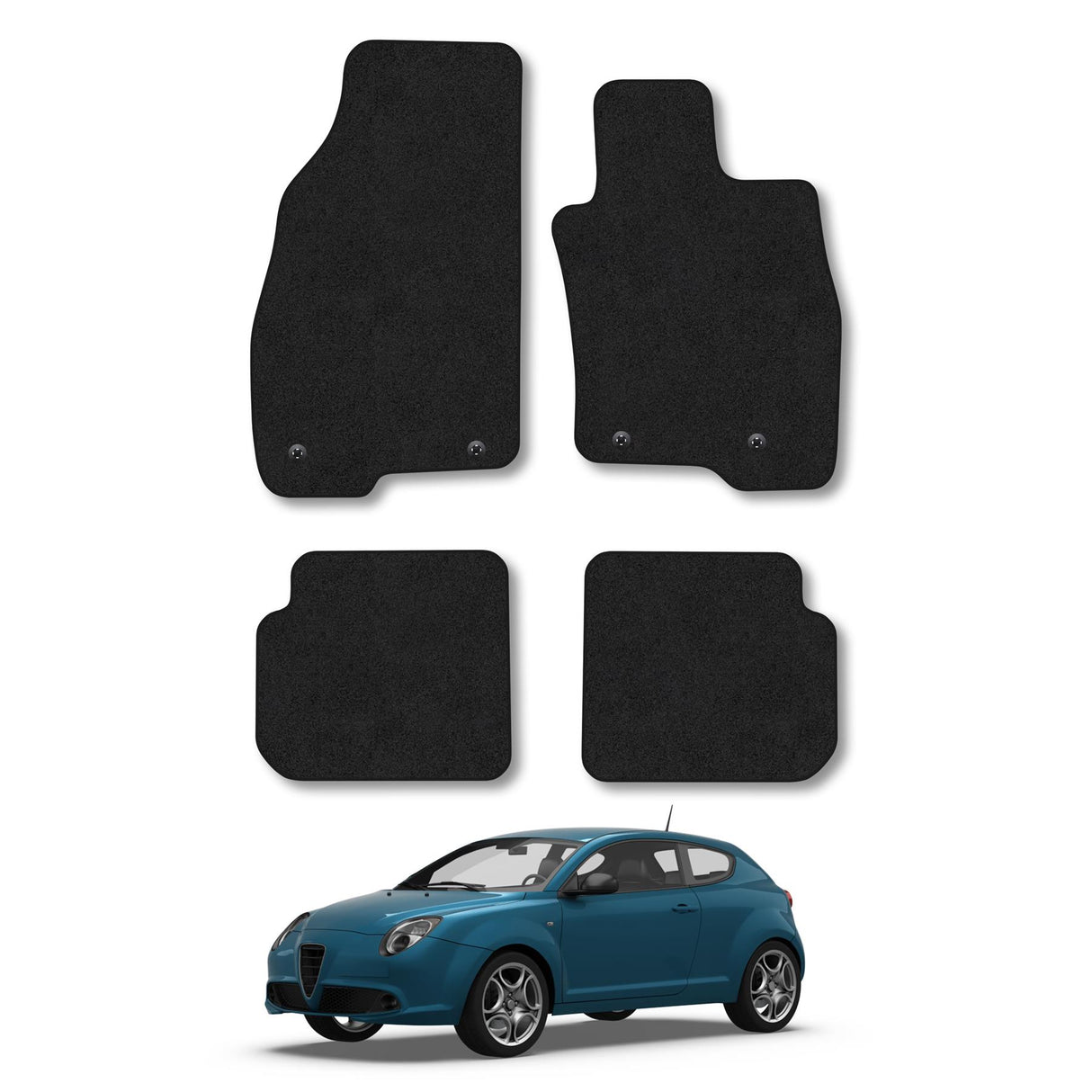 Alfa Romeo Mito Car Mats (2008-Onwards)