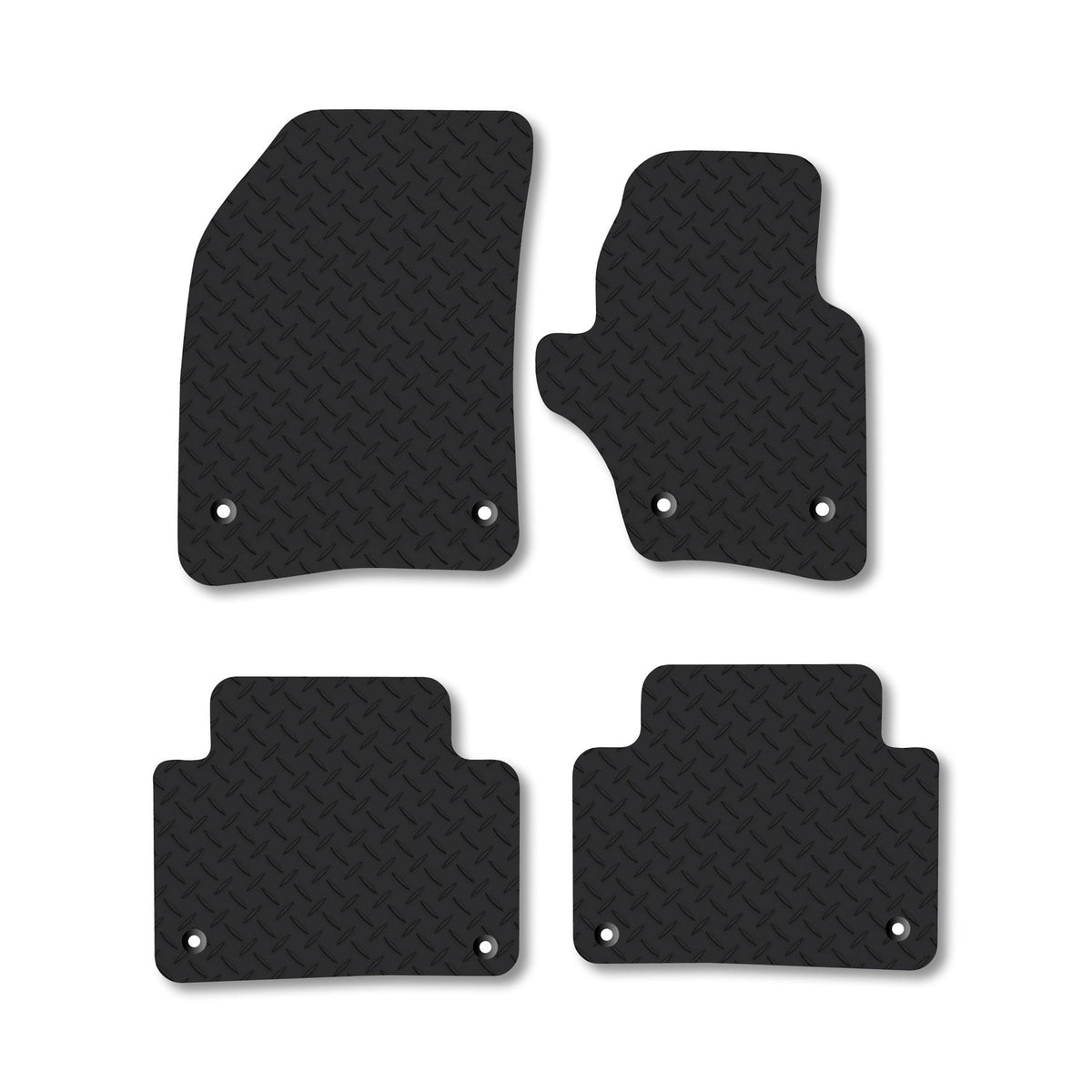 VW Touareg (2003-2010) Heavy-Duty Rubber Car Mats