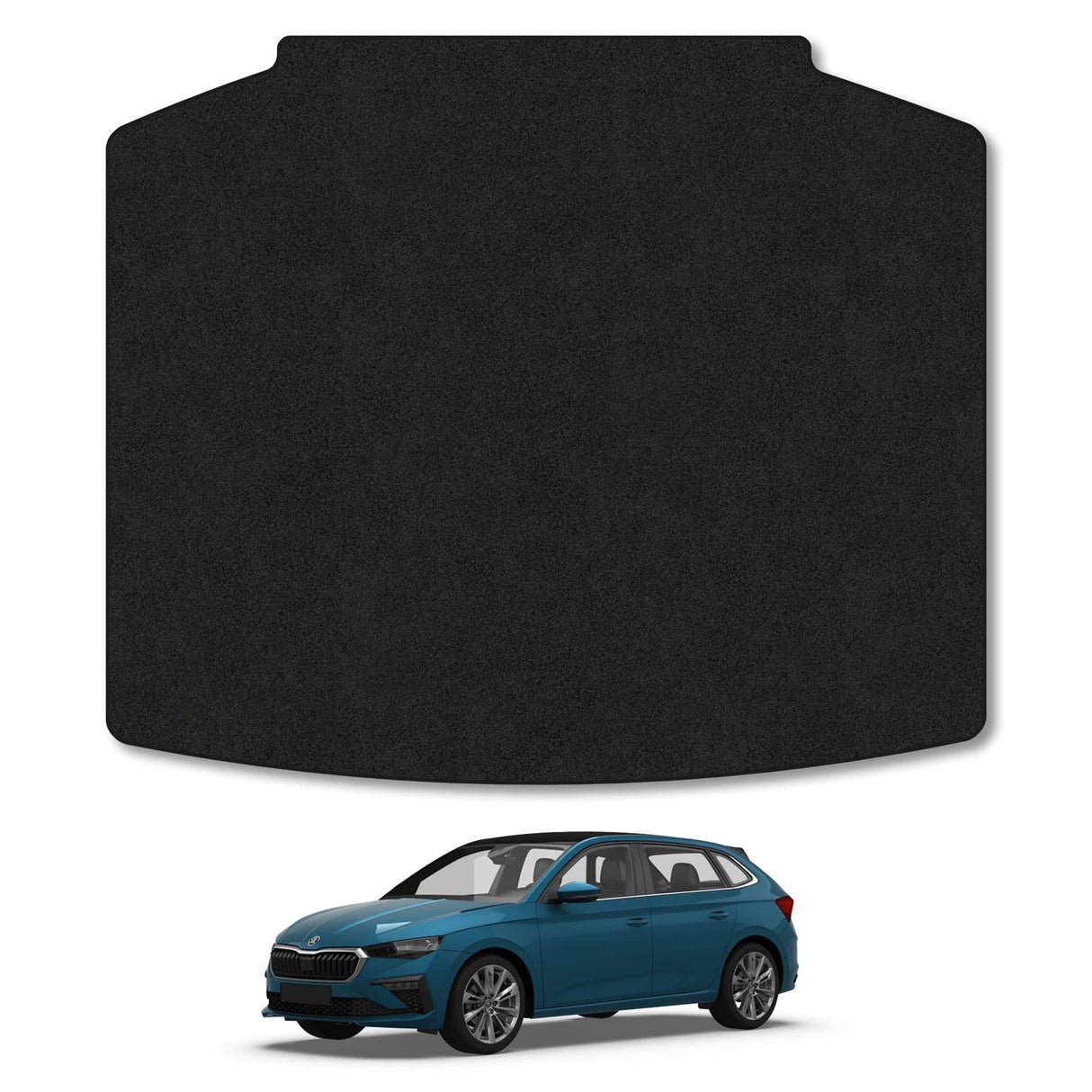 Skoda Scala (2019+) Premium Tufted Carpet Boot Mat