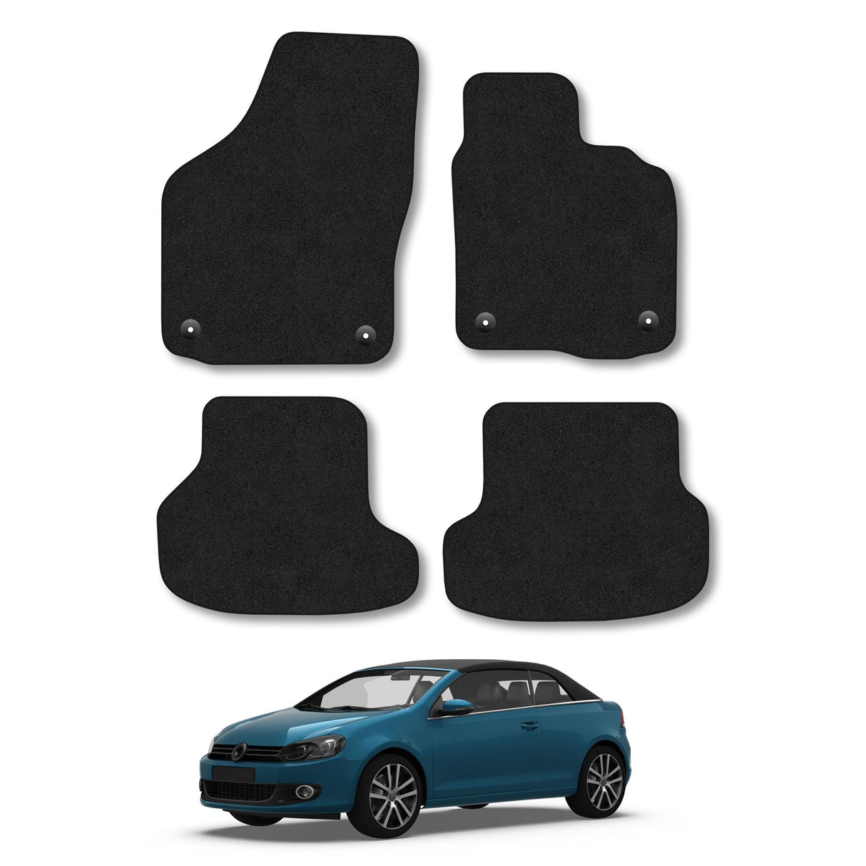 VW Golf Cabriolet Car Mats (2009-2013)