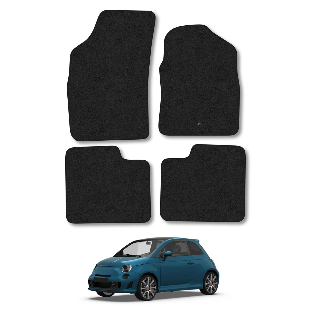 Abarth 500 (2010-2012) Tailored Carpet Car Mats