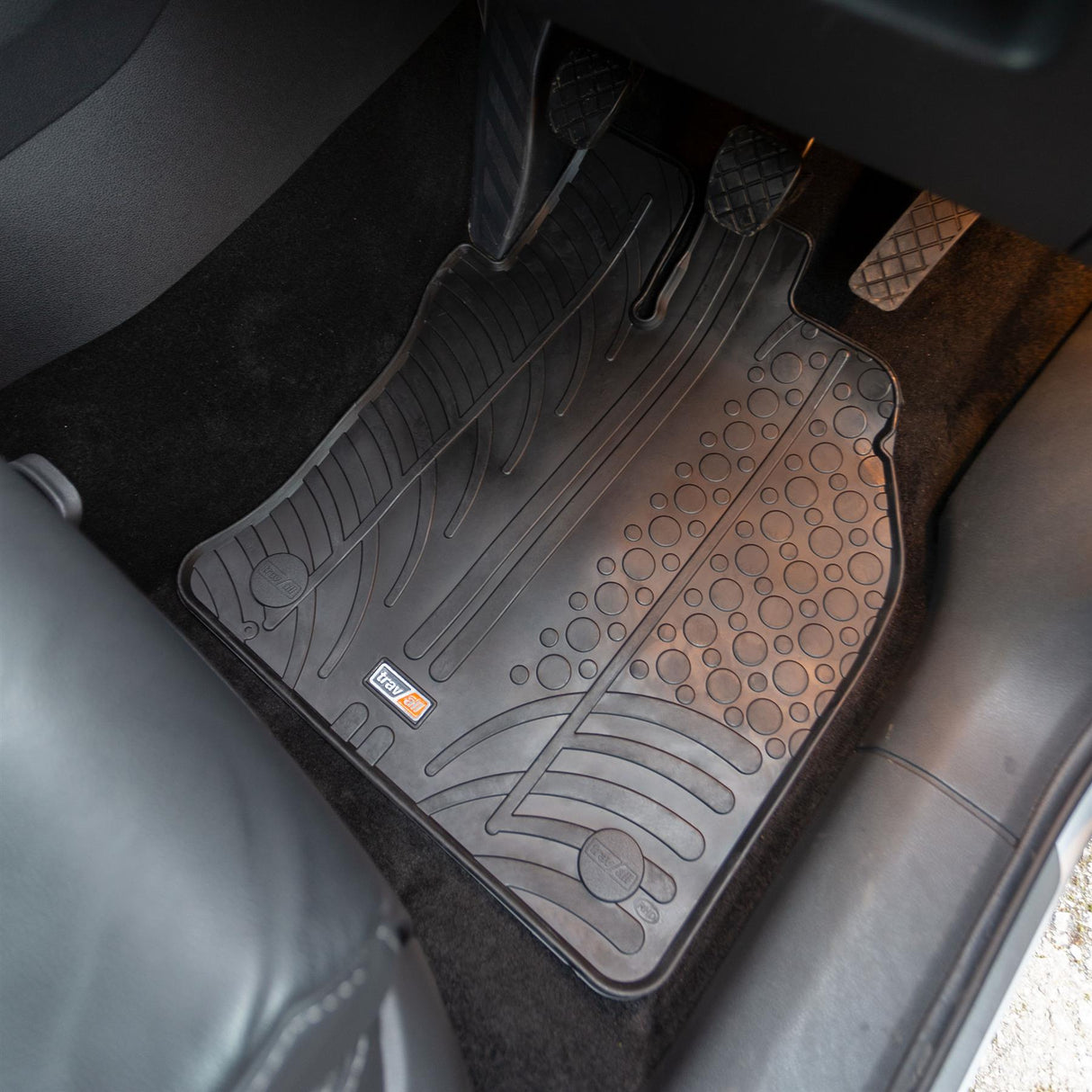 TRAVALL Skoda Kodiaq Premium Rubber Car Mats (2016- )