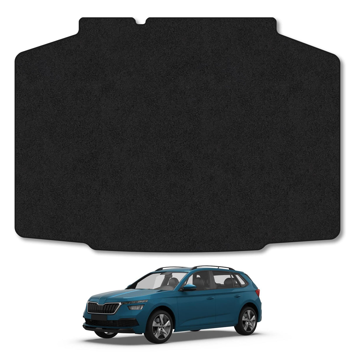 Skoda Kamiq (2019+) Premium Tufted Carpet Boot Mat