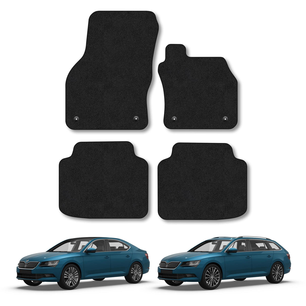 Skoda Superb Car Mats (2015-Onwards)
