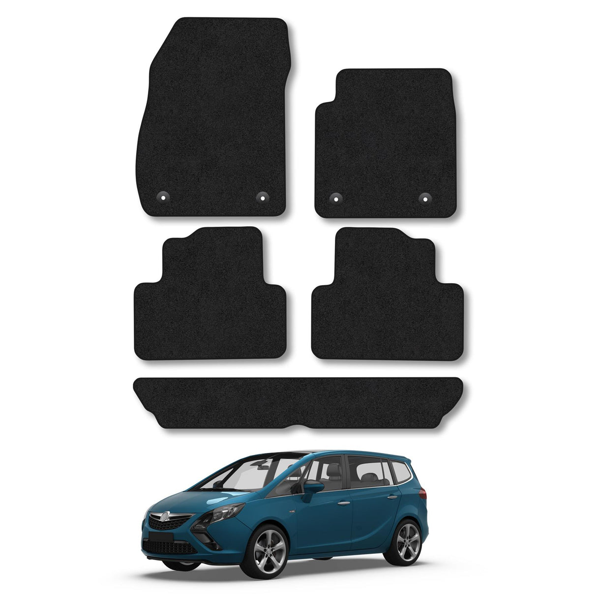Vauxhall Zafira C 7 Seat Tourer Car Mats (2012-2018)