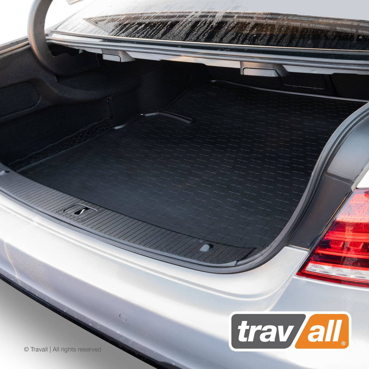 TRAVALL Mercedes E-Class Saloon Premium Rubber Boot Mats Liner (2016-2023)