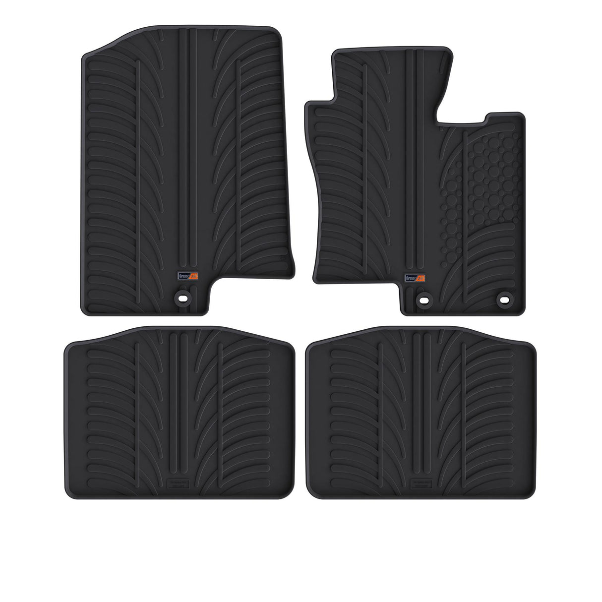 TRAVALL Kia Optima Premium Rubber Car Mats (2010-2015)