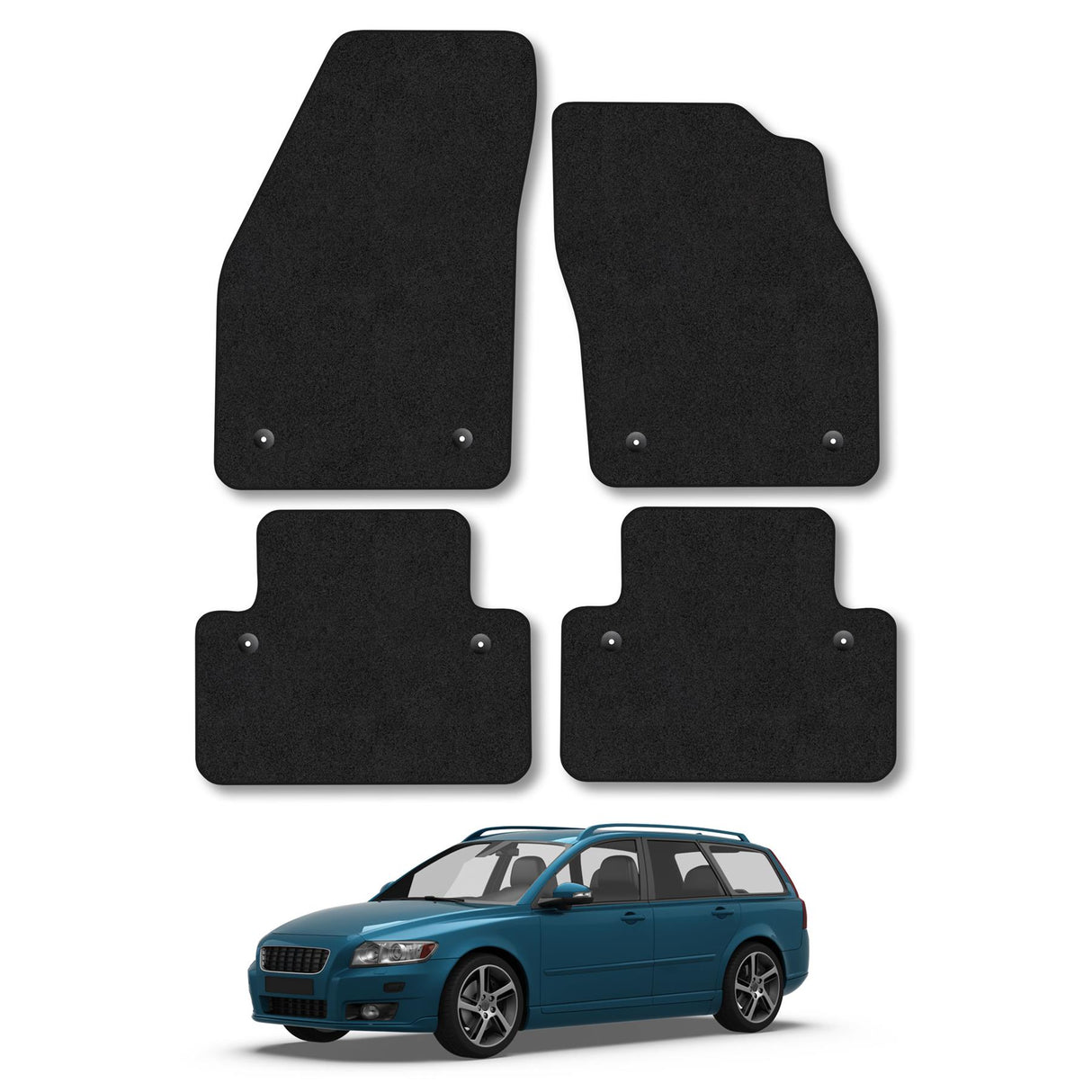 Volvo V50 Manual Car Mats (2004-2012)