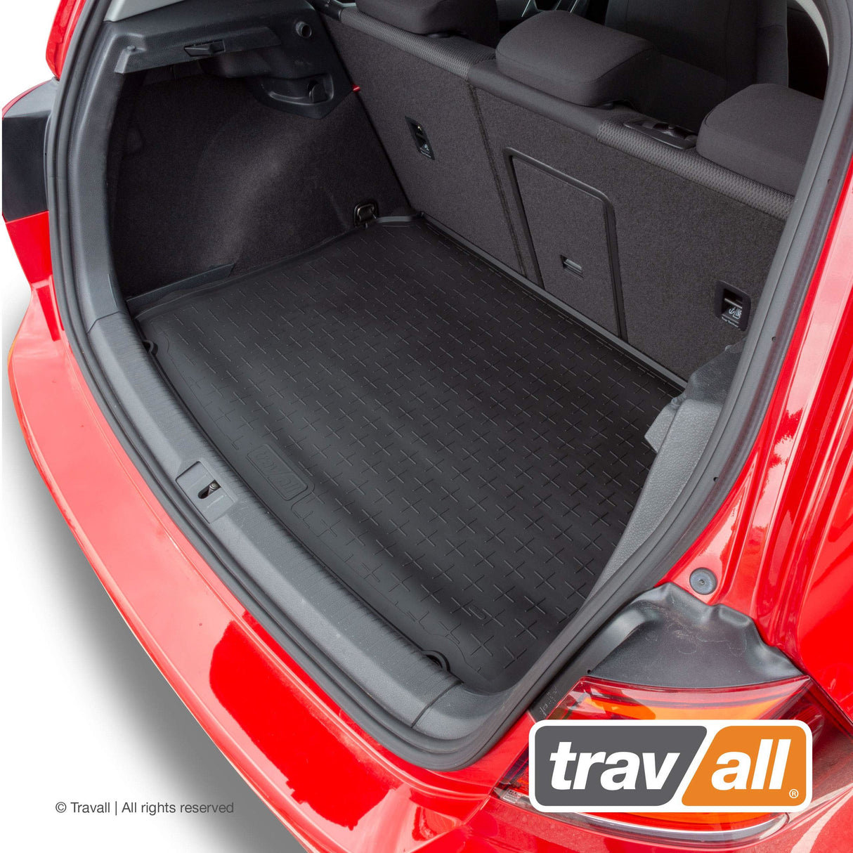 TRAVALL Volkswagen Golf Premium Rubber Boot Mats Liner (2012-2020)