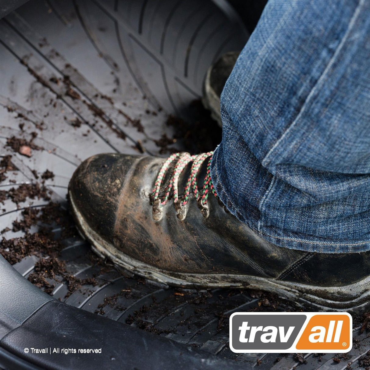 TRAVALL Ford Tourneo Custom Premium Rubber Car Mats (2012-2023)