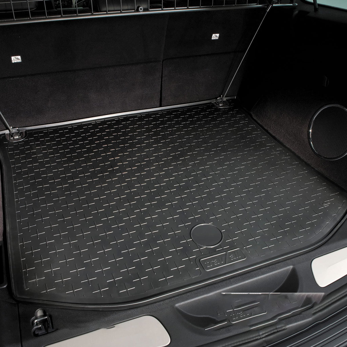 TRAVALL Audi A4 Saloon Premium Rubber Boot Mats Liner (2015-Onwards)