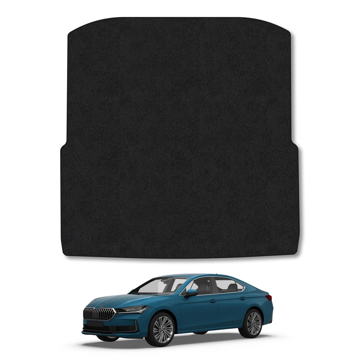 Skoda Superb Estate (2024+) Premium Tufted Carpet Boot Mat
