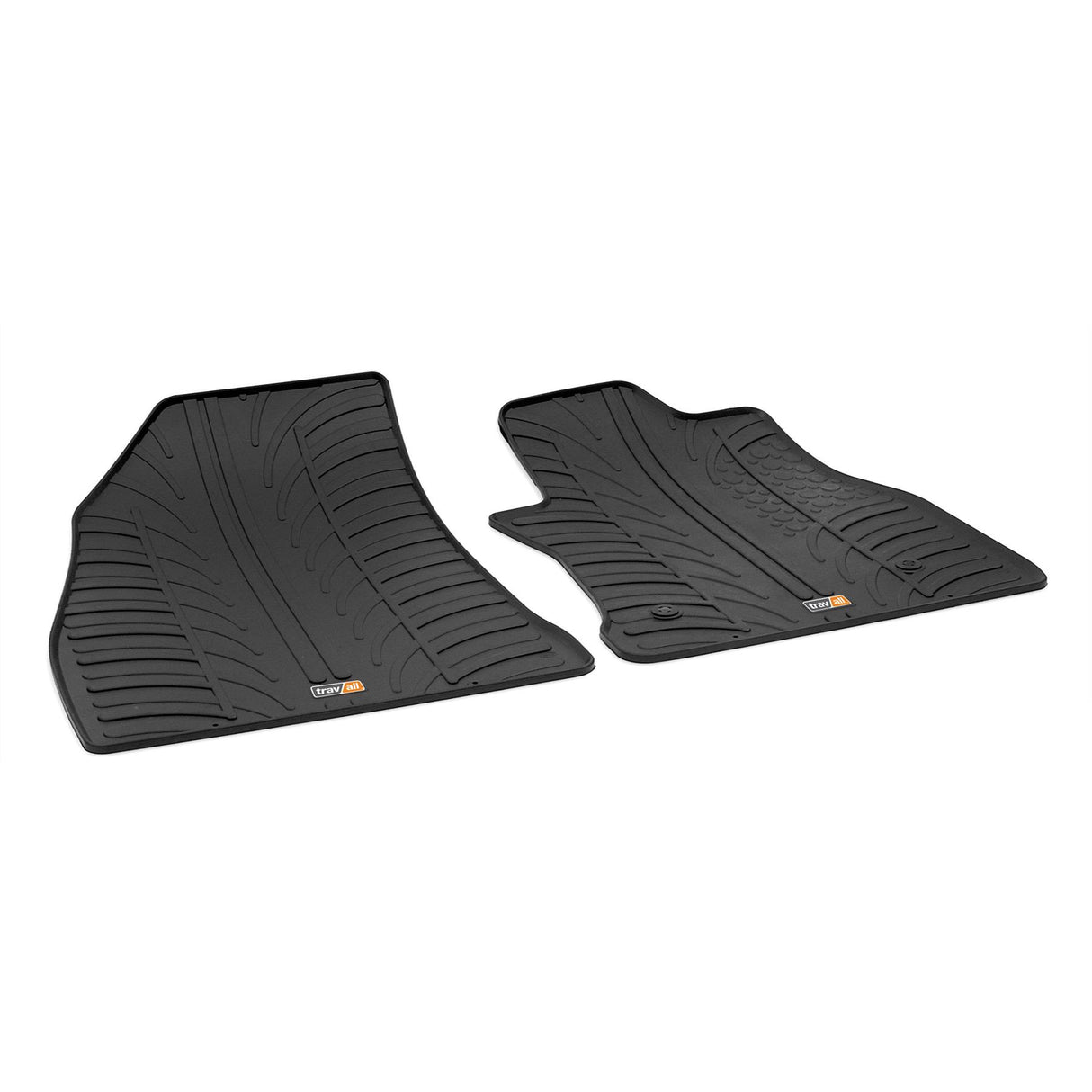 TRAVALL Fiat Doblo Premium Rubber Car Mats (2010-Onwards)